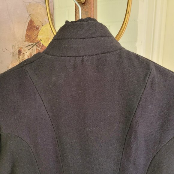 Desigual Black and White Geometric Print Coat US 6/8 - Picture 10 of 12